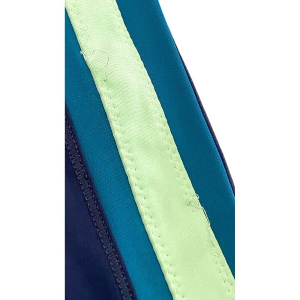 Athleta Womens Leggings Teal Green Navy & Soft Green Size XS Waist Pocket - Picture 10 of 10
